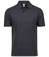 T1200 1200 Tee Jays Power Organic Piqué Polo Shirt Dark Grey colour image